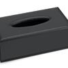Caja dispensadora de pañuelos piel sintética negra